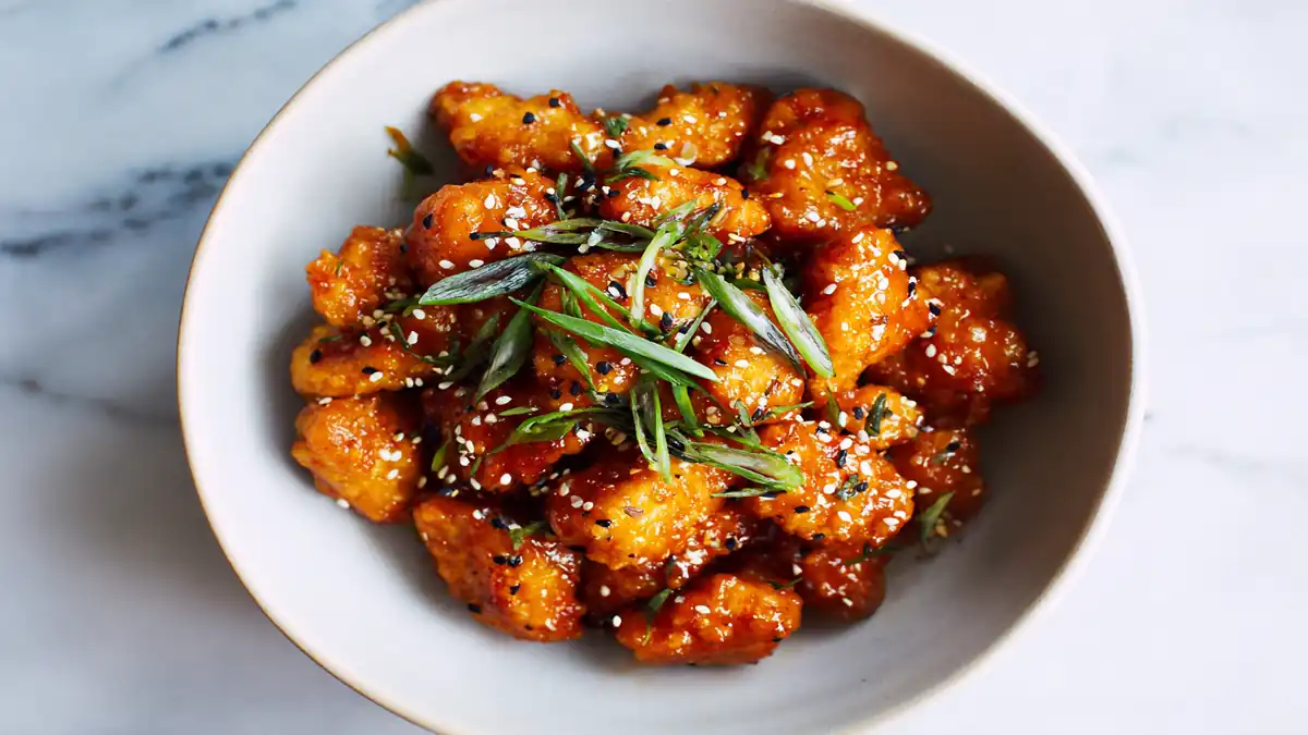 Quick and delicious orange chicken recipe with vibrant orange sauce