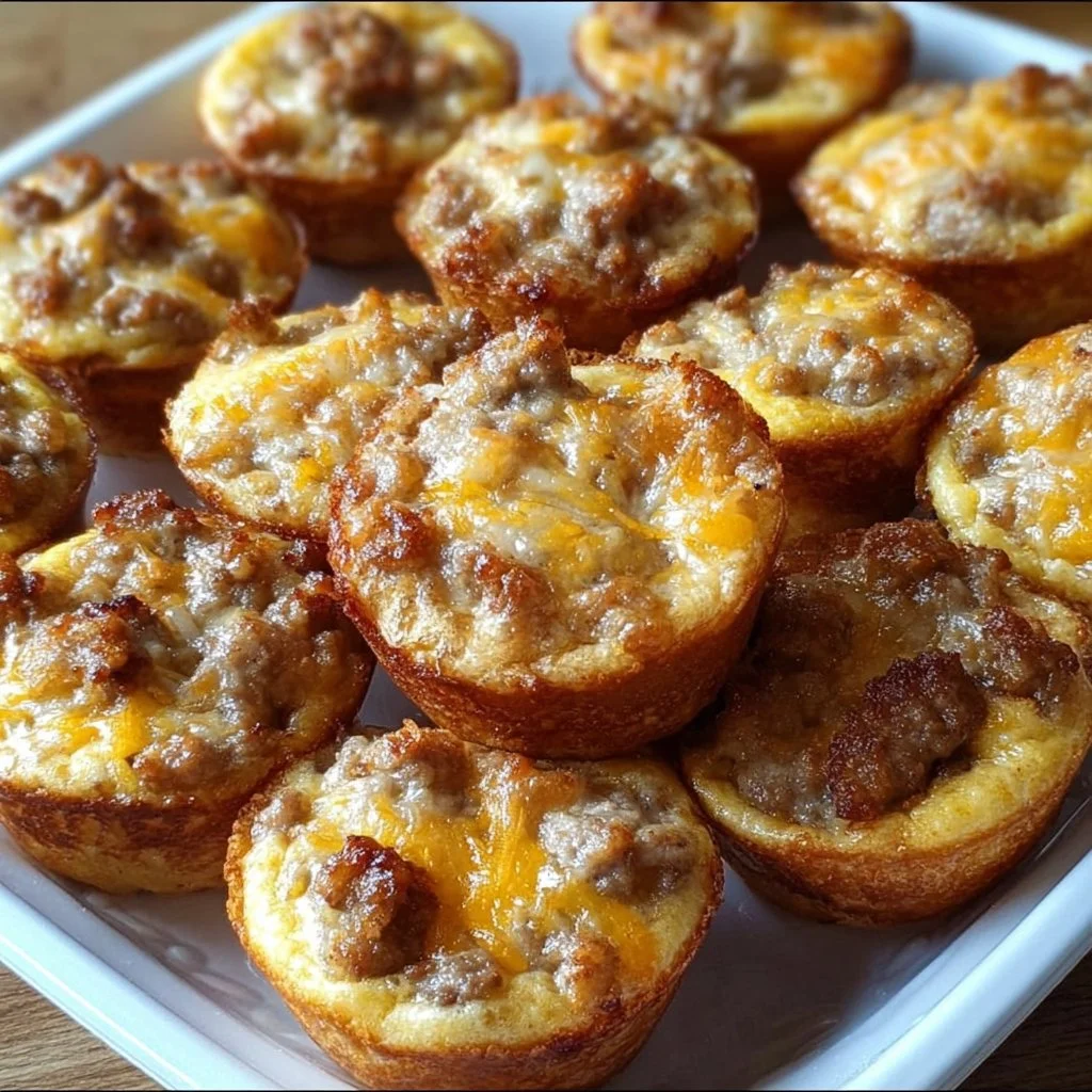 High-protein pancake sausage mini muffins for a healthy breakfast option