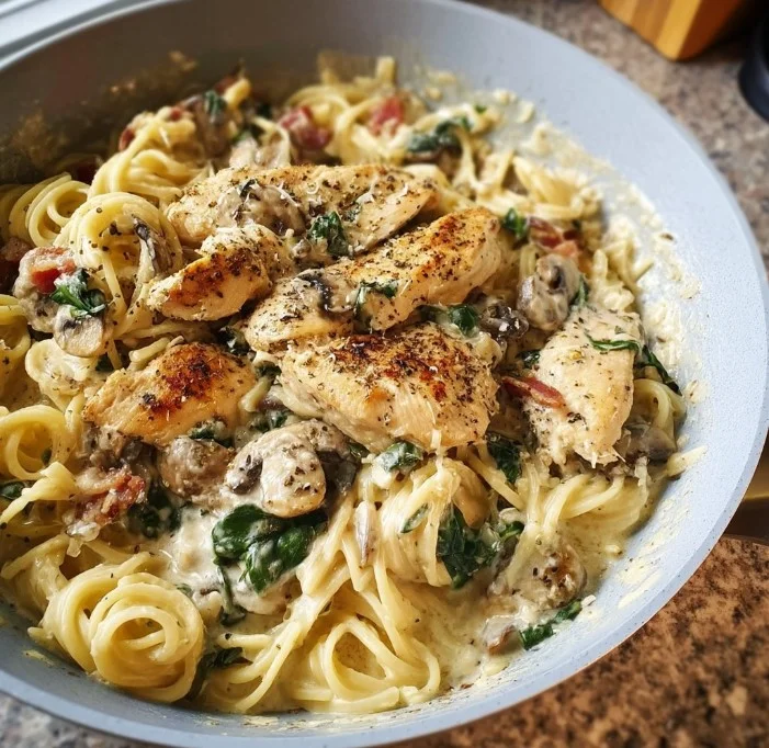 Delicious creamy chicken pasta dish perfect for easy weeknight dinners