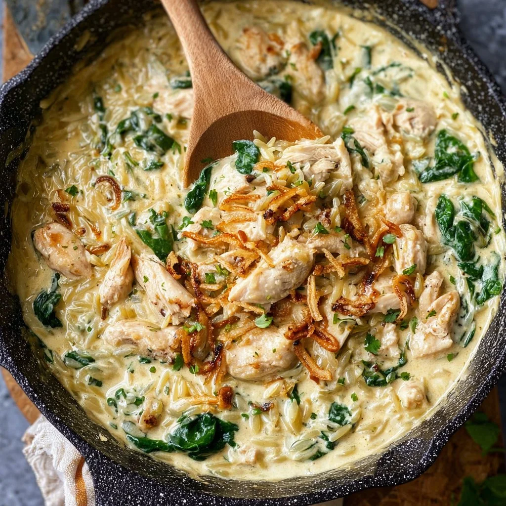 Delicious creamy one-pan Monterey Chicken served with fresh vegetables